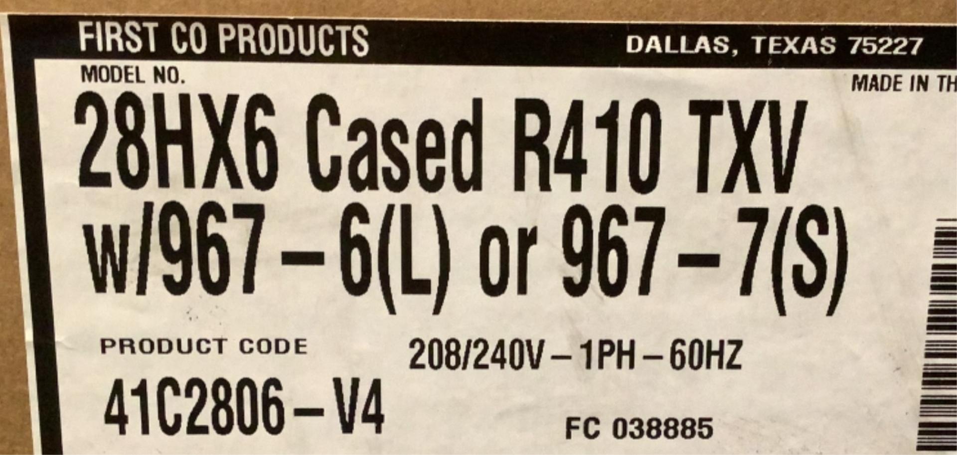 Horizontal Fan Coil Unit 28HX6