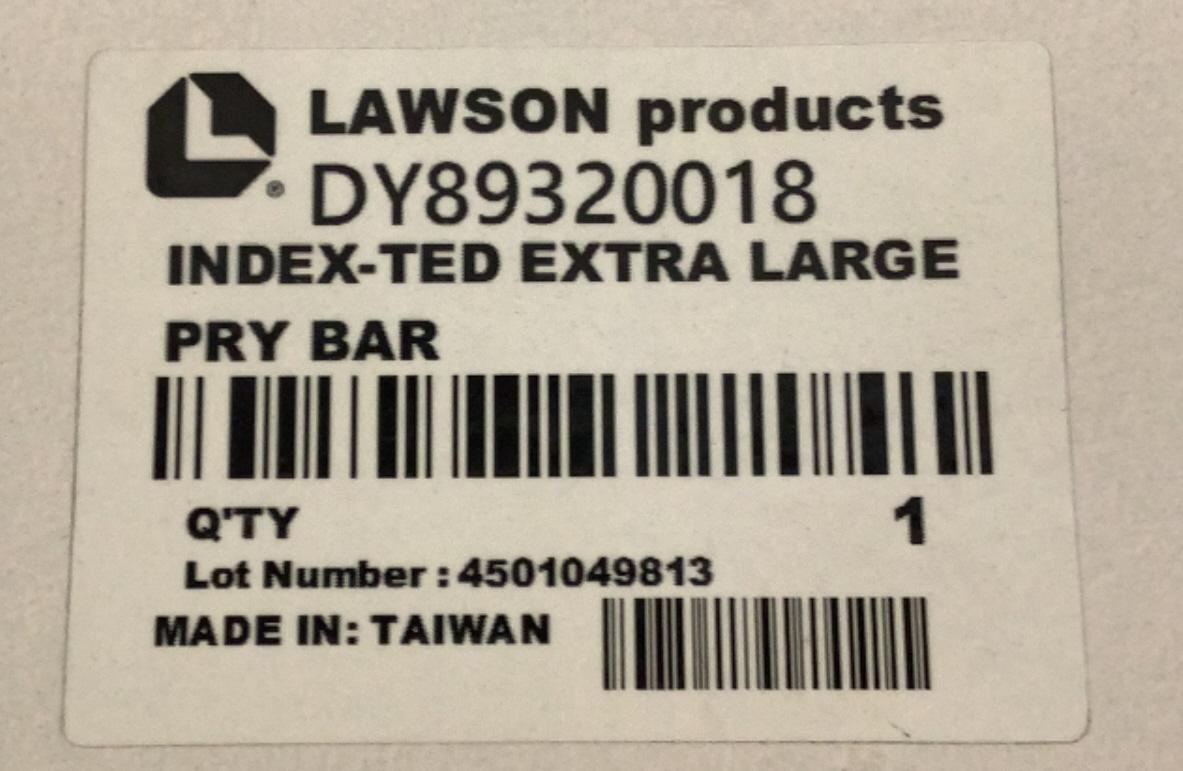 (4) Lawson XL Pry Bars DY89320018