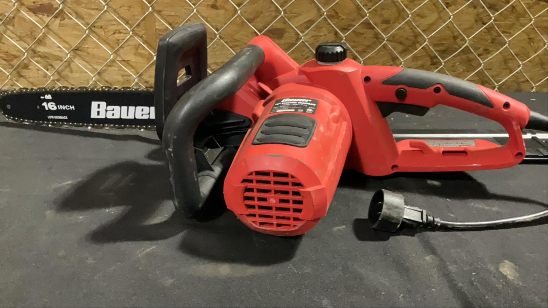 Bauer 16" Electric Chainsaw 20112E-B