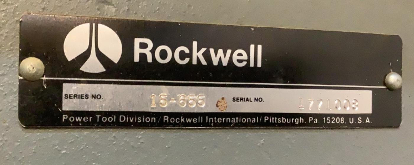 Rockwell 15-655 Drill Press