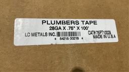 (25) LC Metals 28GAx.75"x100' Plumbers Tape