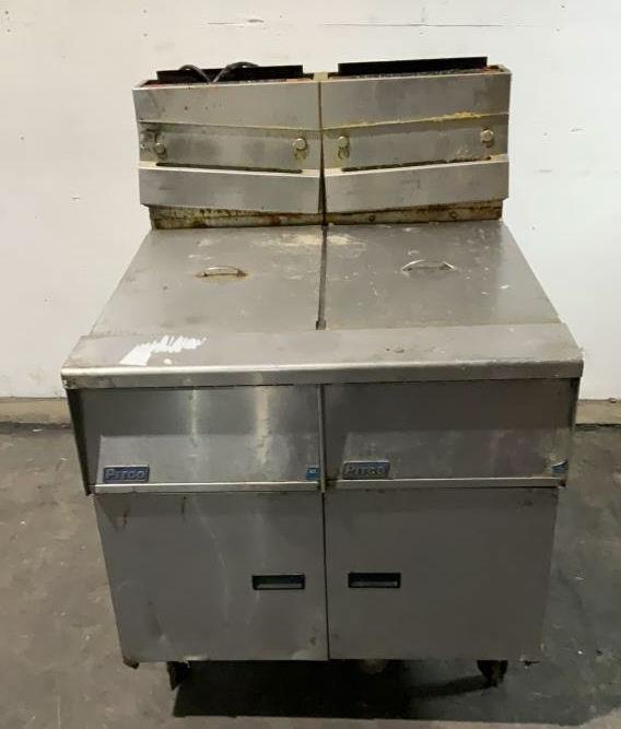 Pitco Natural Gas Dual Fryer SSH55