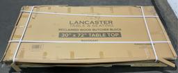 Lancaster 30"x72" Reclaimed Wood Butcher Block 349