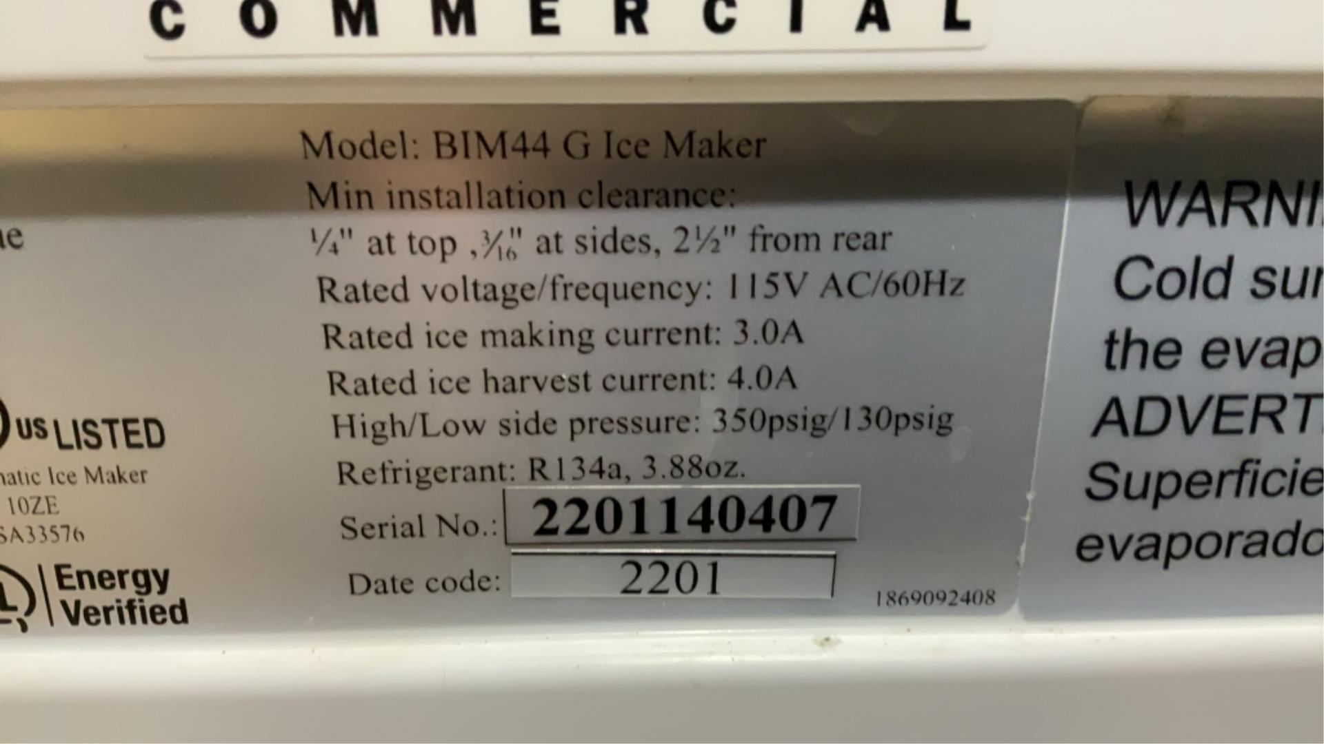 Summit Undercounter Ice Maker BIM44 G