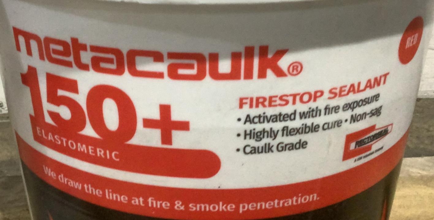 (2) Metacaulk 5 Gal Firestop Sealant 66389