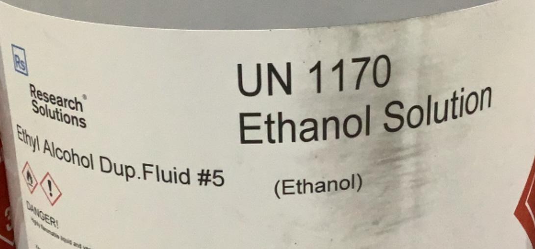 (11) Research Solutions Ethanol Solution UN 1170
