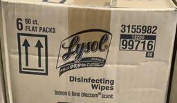 (66) Lysol 80ct Disinfectant Wipes