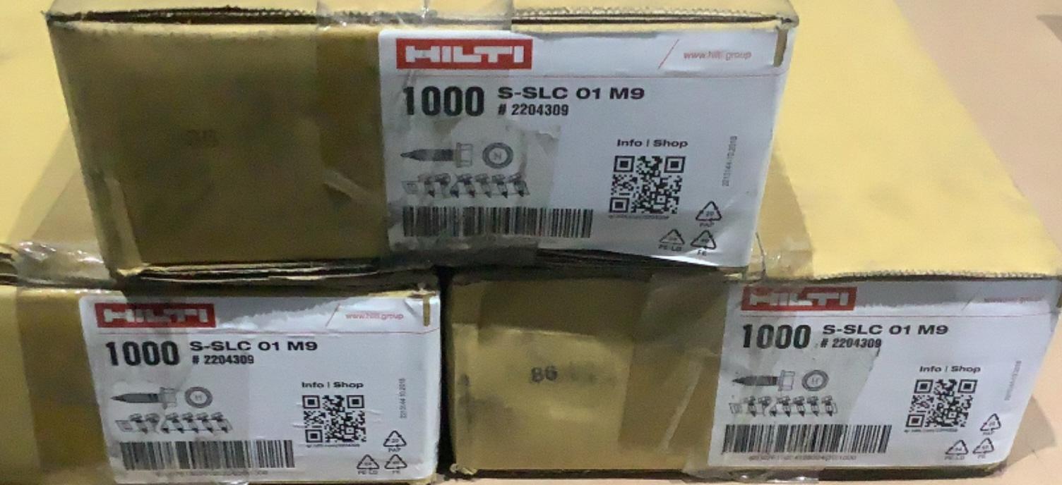 (3000) HILTI Self-Drilling Framing & Screws S-SLC