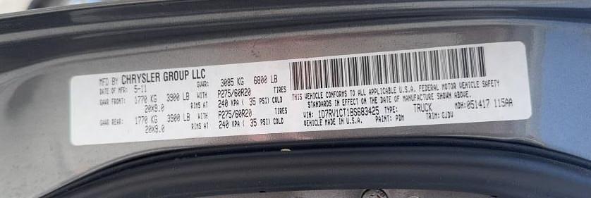 2011 Dodge RAM 1500 SLT 4X4
