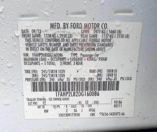 2013 Ford Taurus FWD