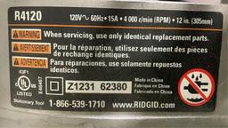Ridgid 12" Miter Saw With Laser R4120