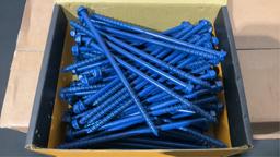 (5) DeWalt 100ct 1/4"x5" Hex Washer Screws