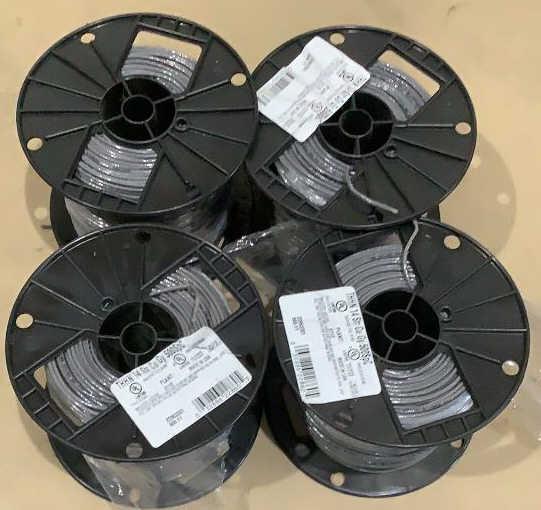 (4) 500' Reels Of 14 AWG Machine Wire
