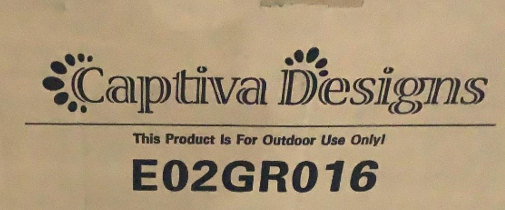 Captiva Designs 16" Offset Charcoal Smoker E02GR01