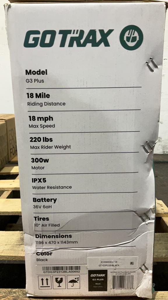 Go Trax Folding E-Scooter G3 Plus