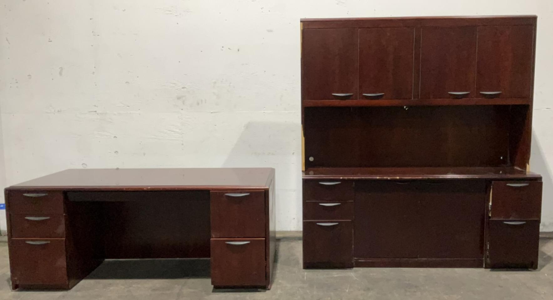 Desk & Credenza