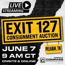 Join Us for the Exit 127 Consignment Auction 6/7