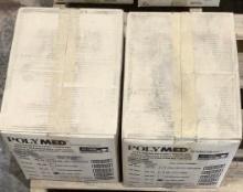 (2) PolyMed 1000ct Large Latex Exam Gloves PM 104
