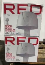 (2) Kiss Ceramic Tourmaline Hood Dryer