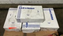 (4) 200ct 60 Gallon Can Liners