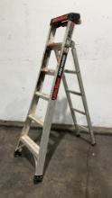 Little Giant 6' Aluminum Step Ladder King Kombo