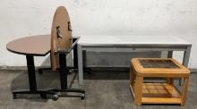 Half Tables, End Table & Workbench