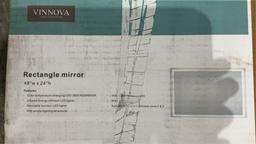 Vinnova 48"x24" LED Mirror