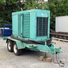1996 Onan Trailer Mounted Diesel Generator 175DGFB
