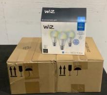 (8) Wiz 3 Pack LED Wifi Light Bulbs