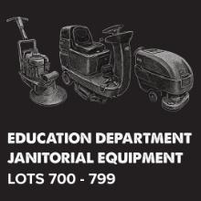 Education Department Janitorial Equipment 700-799