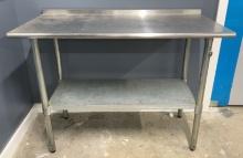 4’ Stainless Steel Table OFFSITE