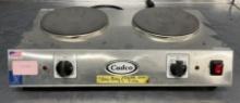 Cadco Double Cast Iron Hot Plate CDR-2C