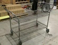 Uline Metal Wire Cart OFFSITE