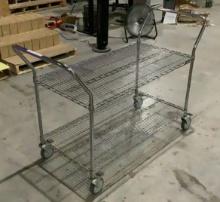Uline Metal Wire Cart OFFSITE