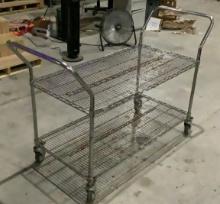 Uline Metal Wire Cart OFFSITE