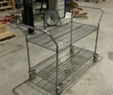 Uline Metal Wire Cart OFFSITE