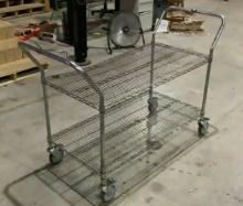Uline Metal Wire Cart OFFSITE