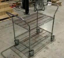 Uline Metal Wire Cart OFFSITE