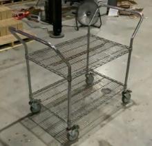 Uline Metal Wire Cart OFFSITE