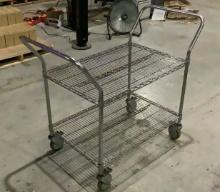 Uline Metal Wire Cart OFFSITE