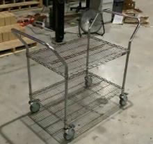 Uline Metal Wire Cart OFFSITE