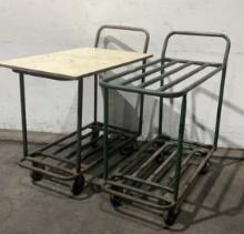 (2) Steel Carts