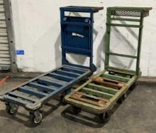 (2) Flat Carts