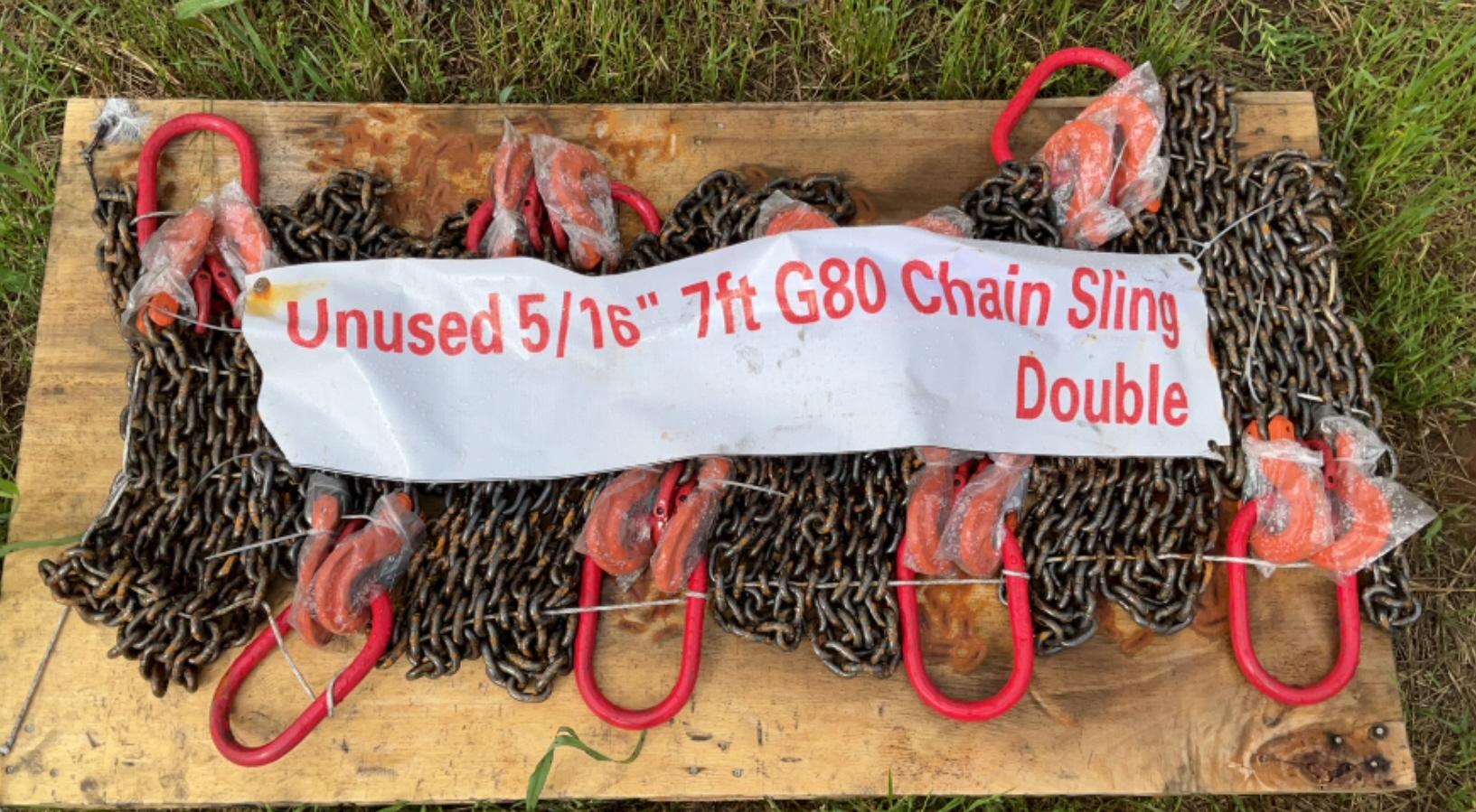 (8) 5/16" 7' G80 Chain Slings