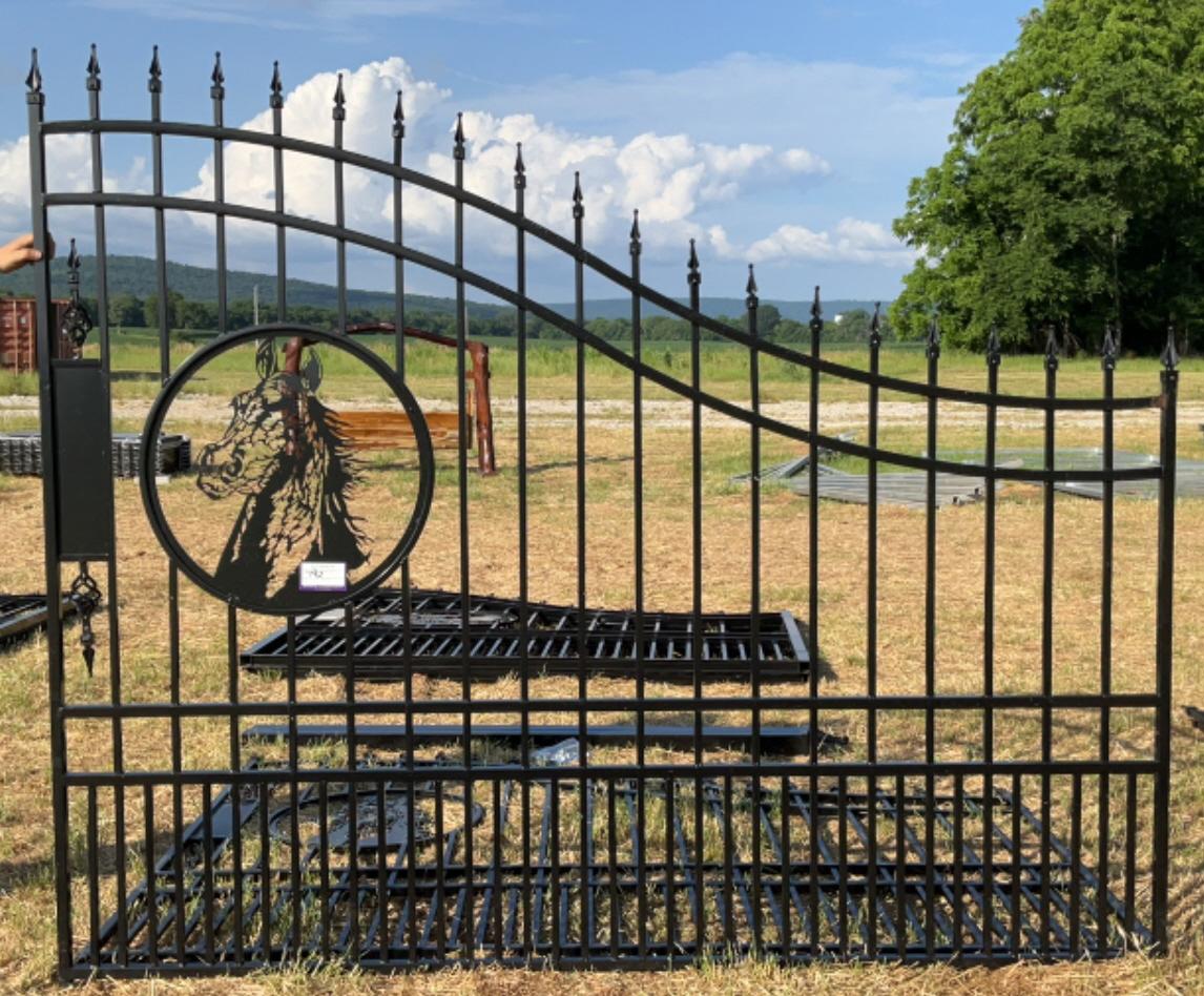 16’ Metal Driveway Gate