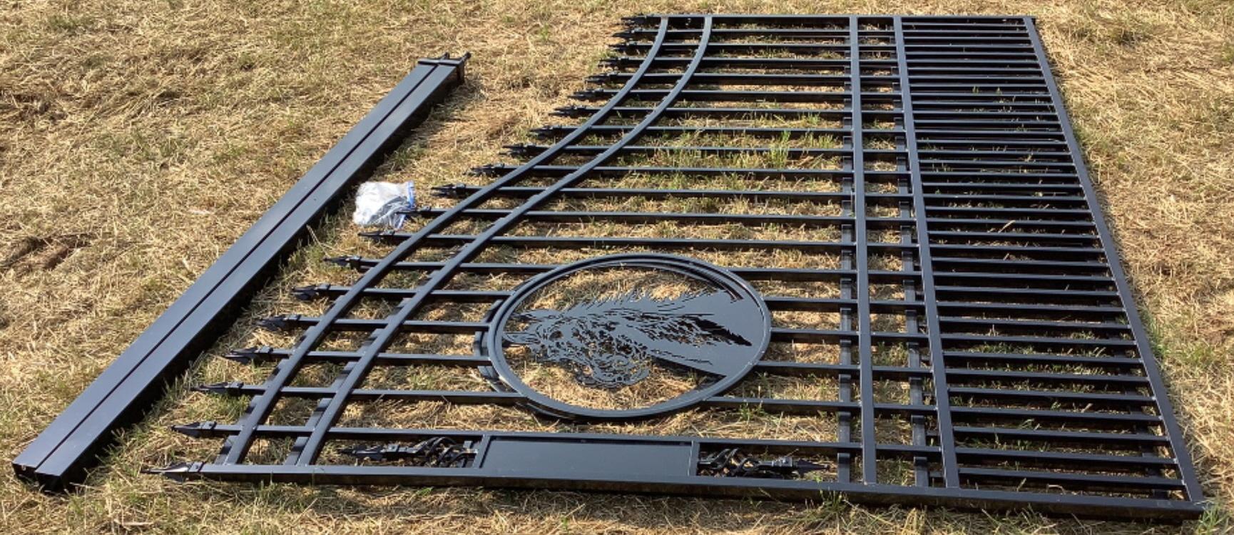 16’ Metal Driveway Gate