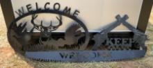 (3) Metal Sign Wall Decor