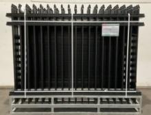 (22) KJ 8'x6' Powder Coated Steel Site Fence K0608