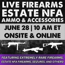 NFA Live Auction Coming June 28th @ 10am