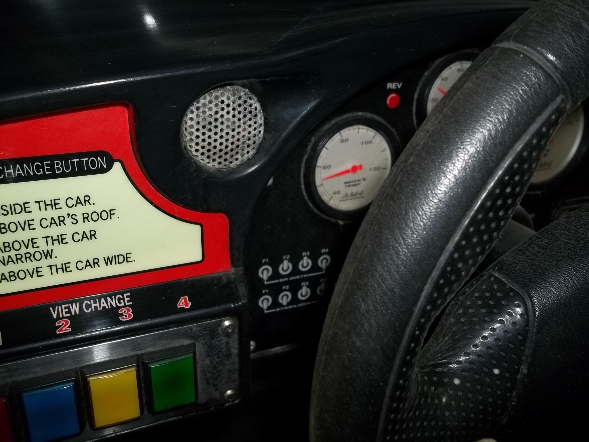 Dual Sega Super GT Driving Arcade Game